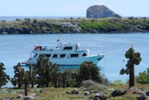 Aida Maria Yacht in Galapagos Waters